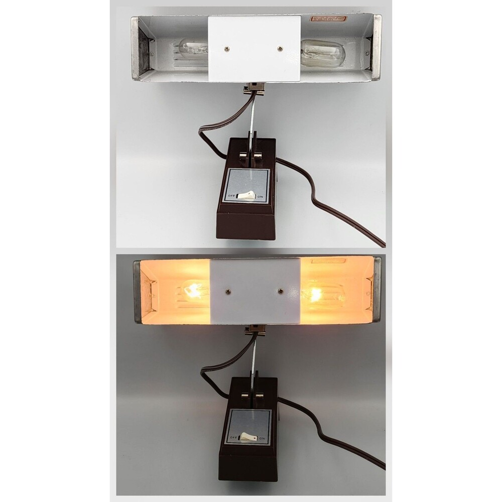 Vintage MOBILITE Style (E 71474) Metal Clamp-on Lamp Bed Headboard Desk Reading